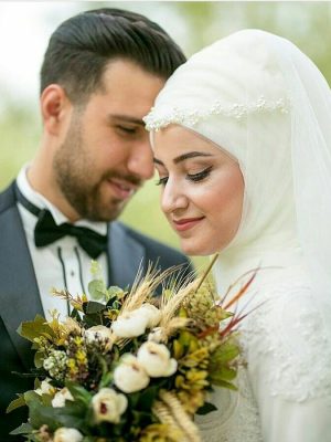 Turkish wedding couple