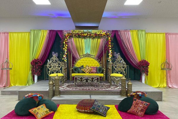 Mehndi stage decor in germany