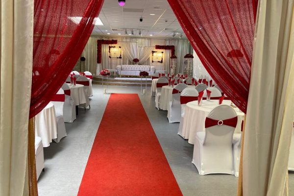 Red and Gold Decor at Event in Frankfurt , Gross Gerau, Darmstadt